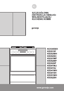 Instrukcja Gorenje K5352SH Kuchnia