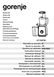 Manual Gorenje JC150FW Storcator
