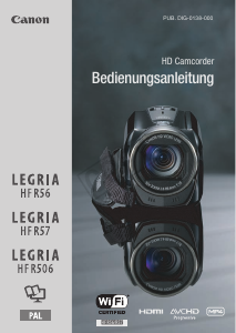 Bedienungsanleitung Canon LEGRIA HF R506 Camcorder