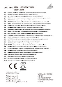 Manuale Trio 656712001 Milano Lampada