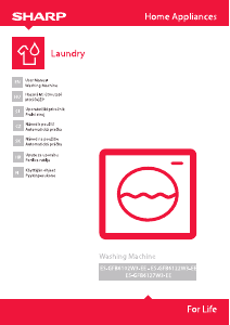 Manual Sharp ES-GFB6127W3 Washing Machine