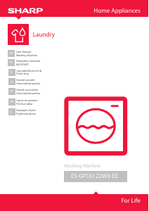 Manual Sharp ES-GFC6122W3 Washing Machine