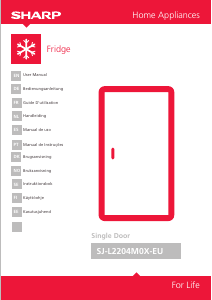 Manual Sharp SJ-L2204M0X Refrigerator