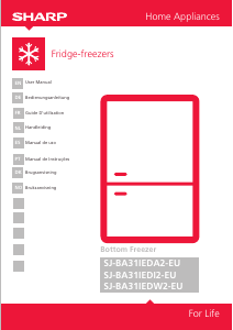 Manual Sharp SJ-BA31IEDI2 Fridge-Freezer