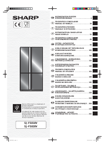 Manual Sharp SJ-FS820VSL Combina frigorifica