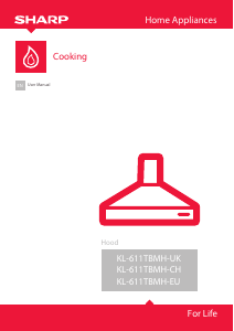 Handleiding Sharp KL-611TBMH Afzuigkap