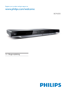 Brugsanvisning Philips BDP6000 Blu-ray afspiller