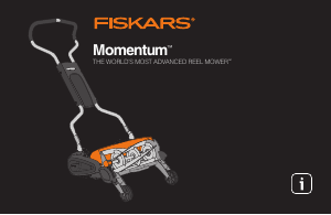 Rokasgrāmata Fiskars Momentum Zāles pļāvējs