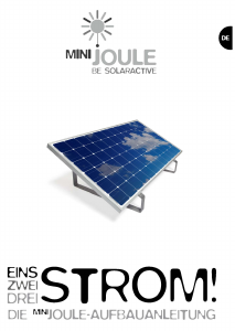 Bedienungsanleitung MiniJOULE ENECSYS195 Solarmodul