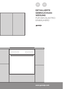 Bedienungsanleitung Gorenje BC615E19WK-2 Backofen