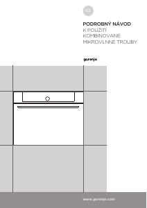 Manuál Gorenje BCM598S18X Trouba