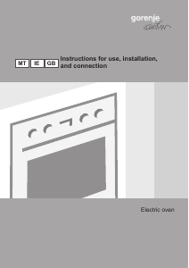 Bruksanvisning Gorenje BO8KR Ugn