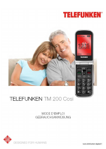Mode d’emploi Telefunken TM 200 Cosi Téléphone portable
