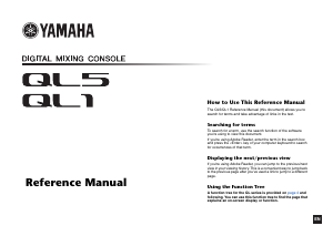 Handleiding Yamaha QL1 Mengpaneel