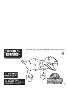 Handleiding Spinmaster Zoomer Dino Indominus Rex