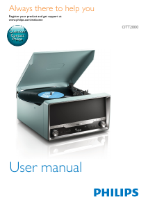 Manual Philips OTT2000 Turntable