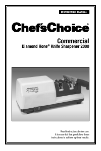 Manual Chef'sChoice Diamond Hone 2000 Knife Sharpener