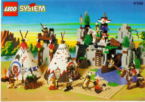 Mode d’emploi Lego set 6766 Western Grand camp indien