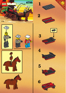 Manual Lego set 6799 Western Bandiţi