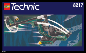 Brugsanvisning Lego set 8217 Technic Helikopter
