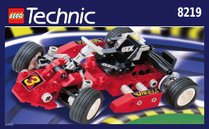 Instrukcja Lego set 8219 Technic Gokart