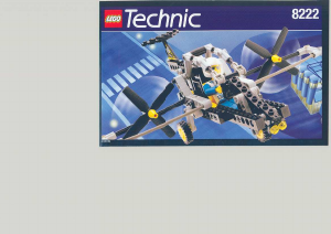 Manual de uso Lego set 8222 Technic Avión