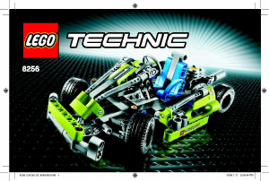 كتيب ليغو set 8256 Technic سيارة سباق صغيرة