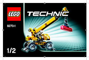 Handleiding Lego set 8270 Technic Terrein hijskraan