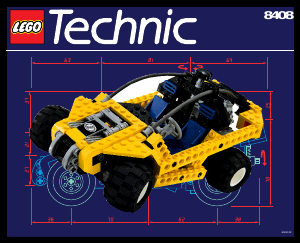 Handleiding Lego set 8408 Technic Buggy