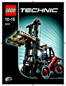 Instrukcja Lego set 8416 Technic Wózek widłowy