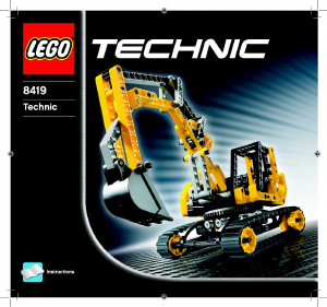 Használati útmutató Lego set 8419 Technic Kotrógép