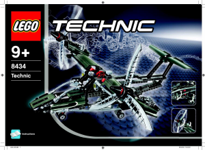 Manuál Lego set 8434 Technic Letadlo