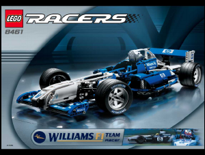 Handleiding Lego set 8461 Technic Williams F1 team raceauto