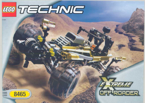 Manual Lego set 8465 Technic Extreme off-roader