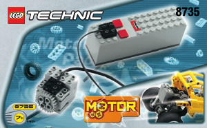 Handleiding Lego set 8735 Technic Motor set 9 volt