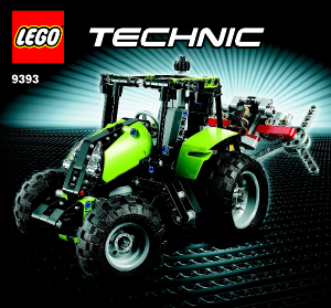 Käyttöohje Lego set 9393 Technic Traktori
