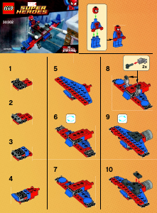 Handleiding Lego set 30302 Super Heroes Spider-Man glider