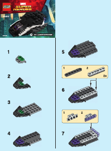 Manual Lego set 30450 Super Heroes Royal Talon fighter