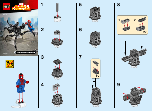 Manual Lego set 30448 Super Heroes Spider-Man vs. the Venom symbiote