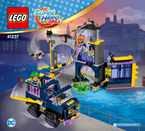 Käyttöohje Lego set 41237 Super Hero Girls Batgirlin salainen bunkkeri
