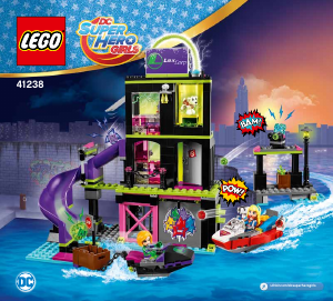 Bruksanvisning Lego set 41238 Super Hero Girls Lena Luthor Kryptomite fabrik