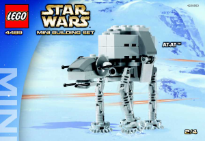 Vadovas Lego set 4489 Star Wars MINI AT-AT