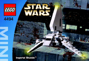 Manual Lego set 4494 Star Wars MINI Imperial shuttle