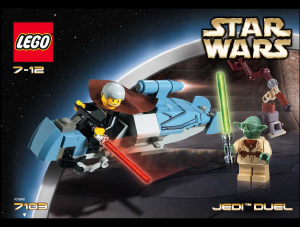 Manual Lego set 7103 Star Wars Jedi duel