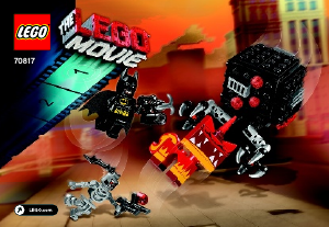 Manual Lego set 70817 Movie Batman & Super angry kitty attack
