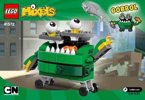 Kullanım kılavuzu Lego set 41572 Mixels Gobbol