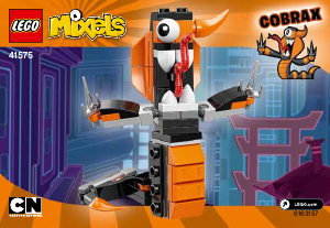 Használati útmutató Lego set 41575 Mixels Cobrax