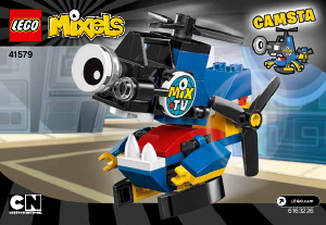 Návod Lego set 41579 Mixels Camsta