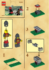 Handleiding Lego set 1289 Knights Kingdom Kleine katapult