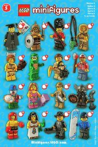 Hướng dẫn sử dụng Lego set 8805 Collectible Minifigures Series 5